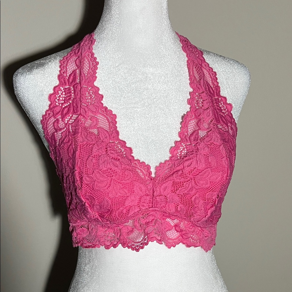 Lace Bralette in Pink